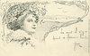 Image 1 - head left, facing right, she looks up & front, seascape background