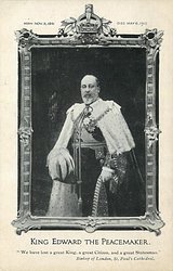 KING EDWARD THE PEACEMAKER.