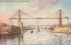 L' ENTREE DU VIEUX-PORT & LEPONT-TRANSBORDEUR