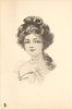 Image 1 - head & shoulders of pretty girl wearing double pearl necklace, facing & thin hair band with front ornament