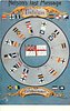 Image 1 - TRAFALGAR OCTOBER 21ST,1905 flags in grey circle, flag in center