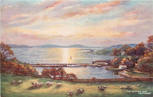 THE SETTING SUN - TuckDB Postcards
