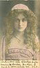 Image 1 - MISS MAUDE FEALY beaded embroidered on front of dress, pearls and little cap, hair in curls