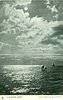 Image 1 - "A PEACEFUL NIGHT" night seascape, distant sailboats, clouds on horizon & above