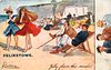 Image 1 - JOLLY PLACE, THE SANDS! two men in deck chairs ogle two pretty girls walking by
