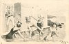 Image 1 - four girls in sea splash man with camera standing in door of bathing hut