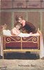 Image 1 - MOTHER'S BOY mother behind boys bed, teddy between her & boy