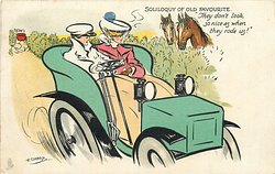 SOLILOQUY OF OLD FAVOURITE. "THEY DON'T LOOK SO NICE AS WHEN THEY RODE US!"
