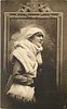 Image 1 - pretty girl with ermine fur & cap posed in front of framed mirror, she faces right looks partly right & up