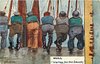 Image 23 - six fishermen lined up facing away, comes with & w/o WAITING FOR THE SMACKS or WEIGHTY SMACKS DISCHARGED DAILY for ILFRACOMBE only