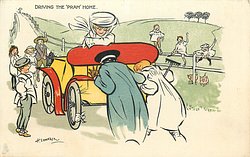 DRIVING THE "PRAM"' HOME
