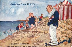 "LIKE THE BEACH, I AM A BIT STONY"