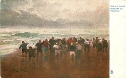 SUR LA PLAGE PENDANT LA TEMPETE