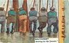 Image 31 - six fishermen lined up facing away, comes with & w/o WAITING FOR THE SMACKS or WEIGHTY SMACKS DISCHARGED DAILY for ILFRACOMBE only