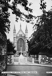 THE CATHEDRAL FROM LITTLE MINSTER STREET