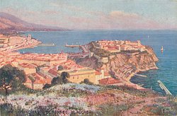 PRINCIPAUTE DE MONACO. LE ROCHER distant view