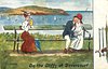 Image 11 - severe spinster looks over her book at cuddling couple