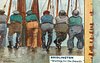 Image 44 - six fishermen lined up facing away, comes with & w/o WAITING FOR THE SMACKS or WEIGHTY SMACKS DISCHARGED DAILY for ILFRACOMBE only