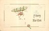Image 1 - A HAPPY NEW YEAR early plane dropping purple flowers