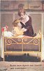 Image 1 - BLESS DEAR MUMMY AND DADDY AND EVERYBODY! mother behind boys bed, he prays