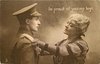 Image 1 - mother places her hand on soldier's right shoulder