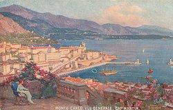 MONTE-CARLO. VUE GENERALE CAP MARTIN