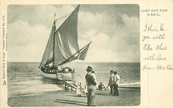 JUST OFF FOR A SAIL