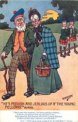 HE'S PEEVISH AND JEALOUS OF A' THE YOUNG FELLOWS