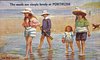 Image 4 - ON THE SANDS four children paddle