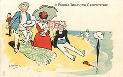 A PEBBLE THROWING COMPETITION