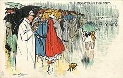 THE REGATTA IN THE WET