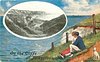 Image 1 - FOLKESTONE, THE WARREN. courting couple and dog on cliffs,