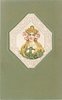 Image 1 - head & shoulders study of golden haired brunette in green dress looking & facing front