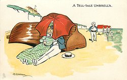 A TELL-TALE UMBRELLA