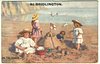 Image 3 - ON THE SANDS four children play round sand-castle