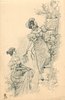 Image 1 - girl on ladder picks wisteria & hands it to girl below