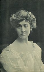 MISS GRACE LANE head and shoulders study, looking front