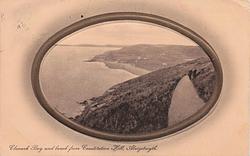 CLARACH BAY AND BEACH FROM CONSTITUTION HILL oval frame
