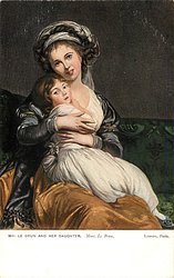 MME LE BRUN AND HER DAUGHTER