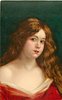 Image 1 - head & shoulder study, off shoulder dress, faces slightly right, looks front (Dorothea in English set)