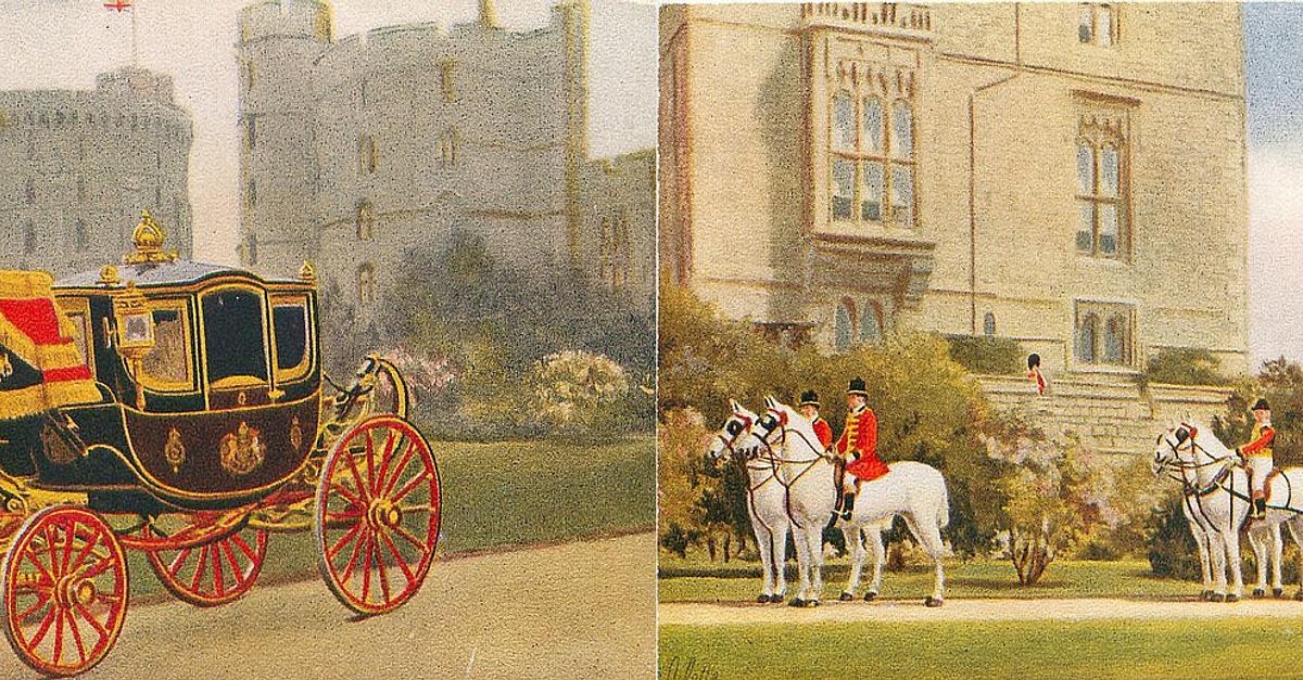 Set: ROYAL MEWS, WINDSOR CASTLE - TuckDB Postcards