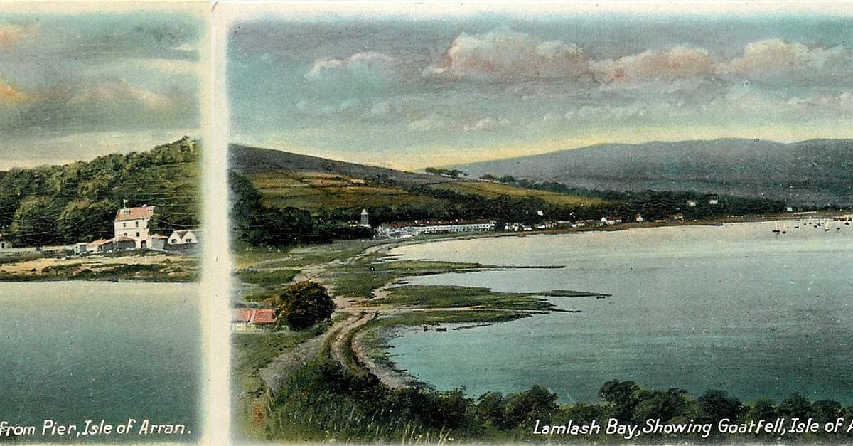 Set: LAMLASH, ISLE OF ARRAN, unnumbered - TuckDB Postcards